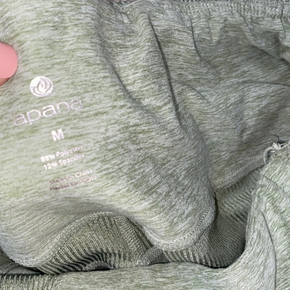 Apana green athletic leggings size medium - Picture 4 of 6